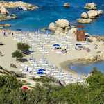 Protaras beach in Cyprusחו