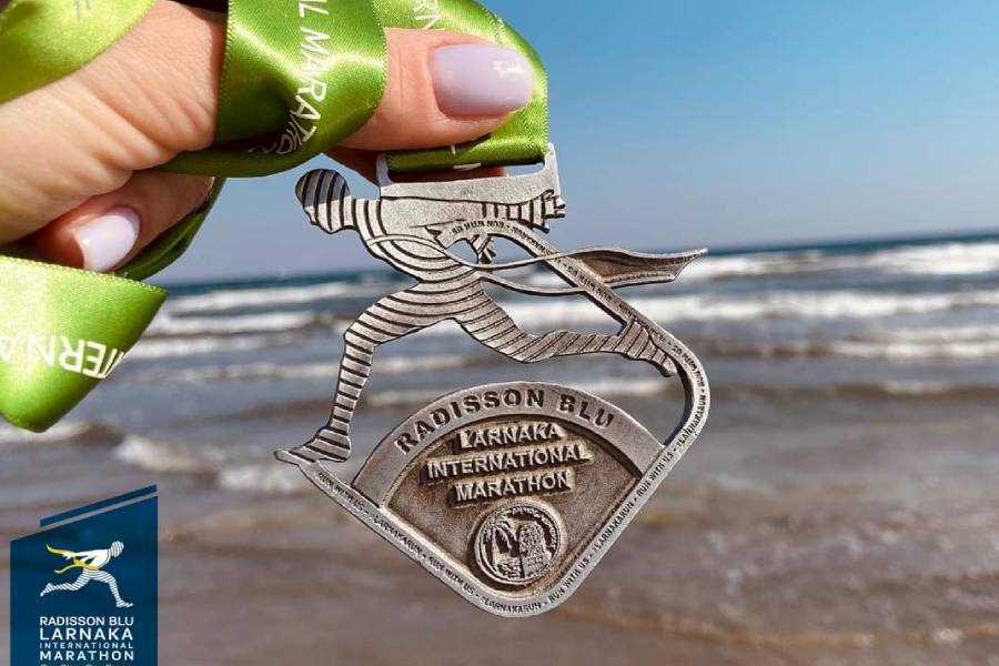 Larnaca marathon medal
