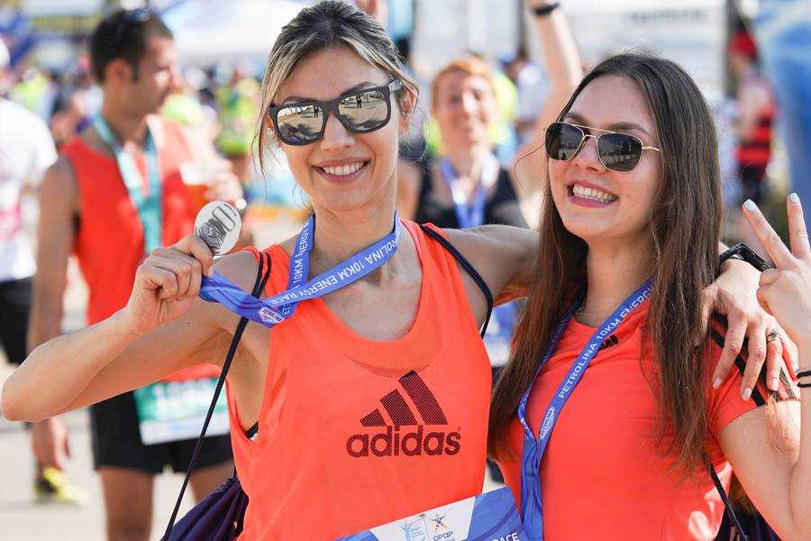 Limassol marathon finish line 